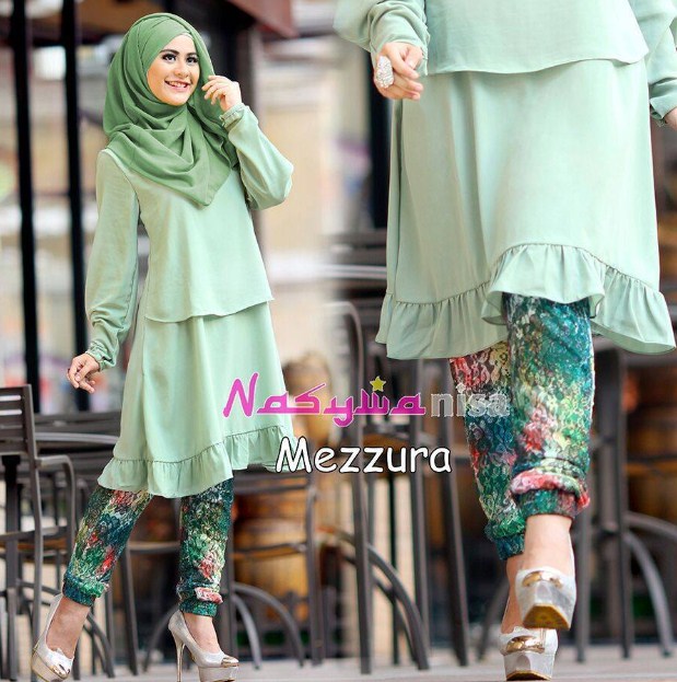 Style Fashion Baju  Muslim untuk  Wanita  Kurus  Model Baru 