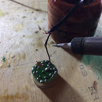 Soldering the negative wire