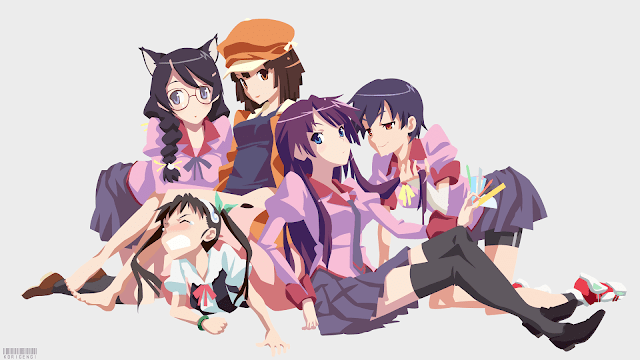 monogatari series wallpaper