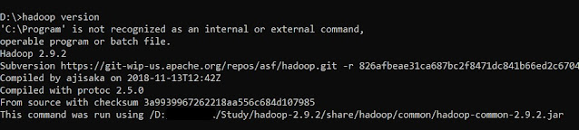 hadoop version