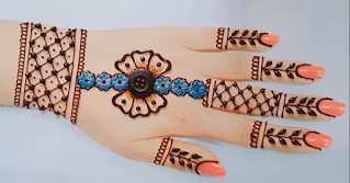 Front mehndi design Easy and Beautiful