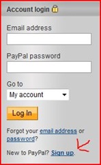sign up