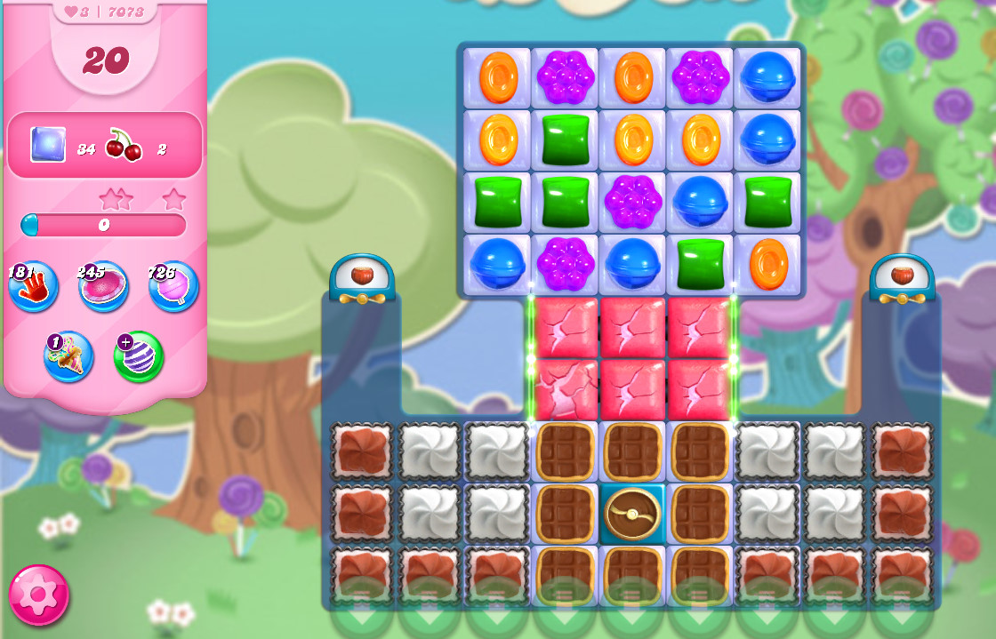 Candy Crush Saga level 7073