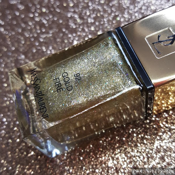 YSL La Laque Couture limited edition 92 Gold Fire