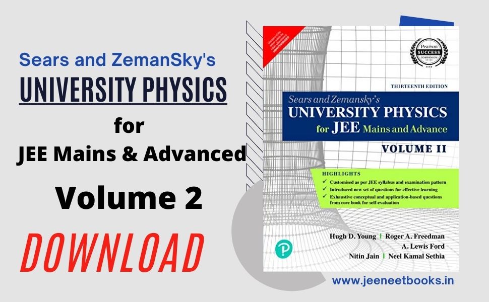 [PDF] Sears & ZemanSky's University Physics For JEE Mains & Advanced Volume 1 | Free Download