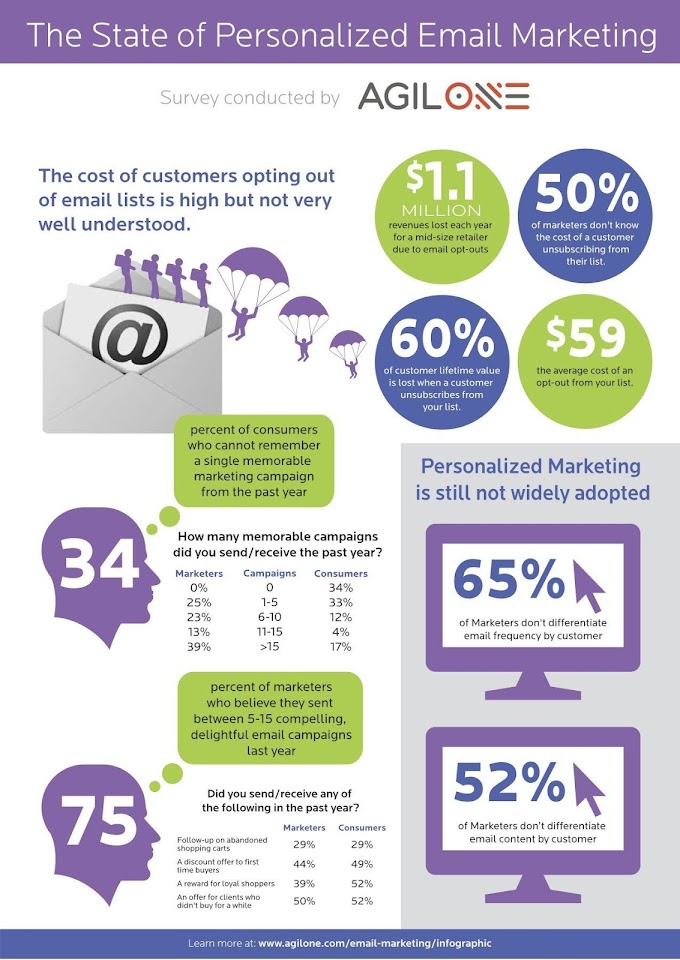 The State of Personalized Email Marketing Infographic 