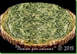 QUICHE DE ACELGAS QUICHE DE ACELGAS