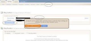 changing blogspot Log-in Email 