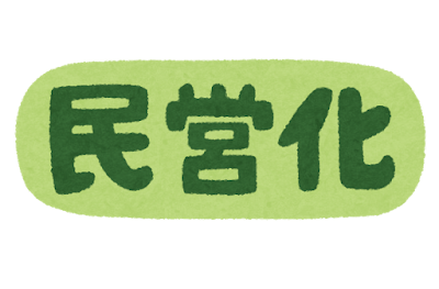 「民営化」のマーク