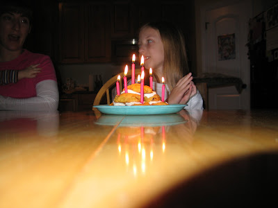 Mandi and her birthday 'cake'