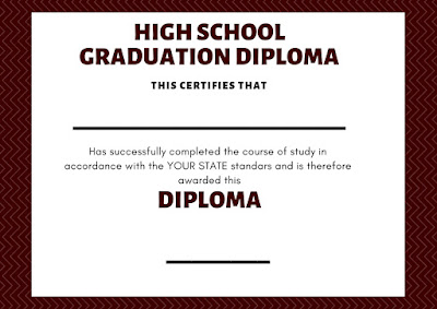 graduation diploma to print new style