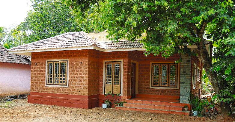 Beautifully Designed 3 Bedroom Kerala Home in 1350 Sq Ft 