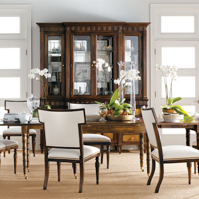 Dining Table Chairs on Christiansen Dining Table Drake Cabinet Eva Side Chairs By Alexa