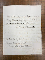 Second page of Nelson letter which includes his signature.