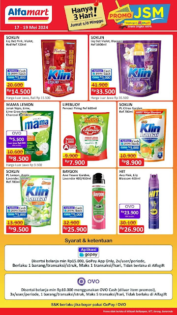 Promo JSM Alfamart Terbaru 17 - 19 Mei 2024