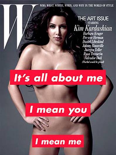 kim kardashian w magazine photos 2010. Kim Kardashian Makes The Cover