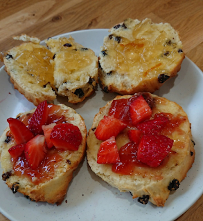 Strawberry scones