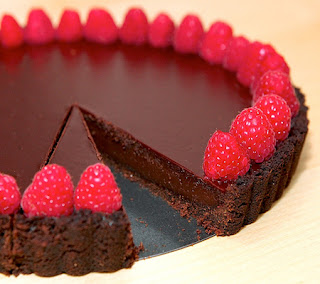 Double-Chocolate-Raspberry-Tart-Recipe