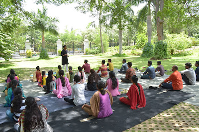 International Yoga Day at Vee Technologies - 2016