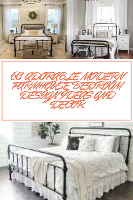 60 ADORABLE MODERN FARMHOUSE BEDROOM DESIGN IDEAS AND DECOR