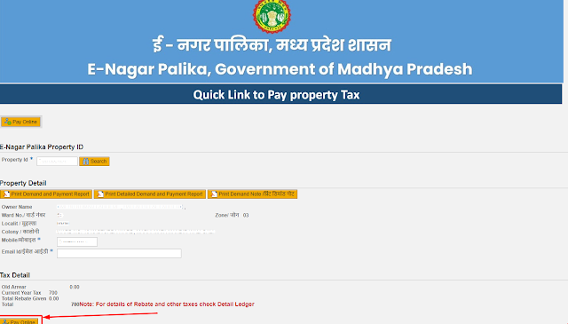 Madhya Pradesh Property Tax