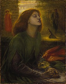 Dante Gabriel Rosetti's idealised 19th century portrait of Beatrice