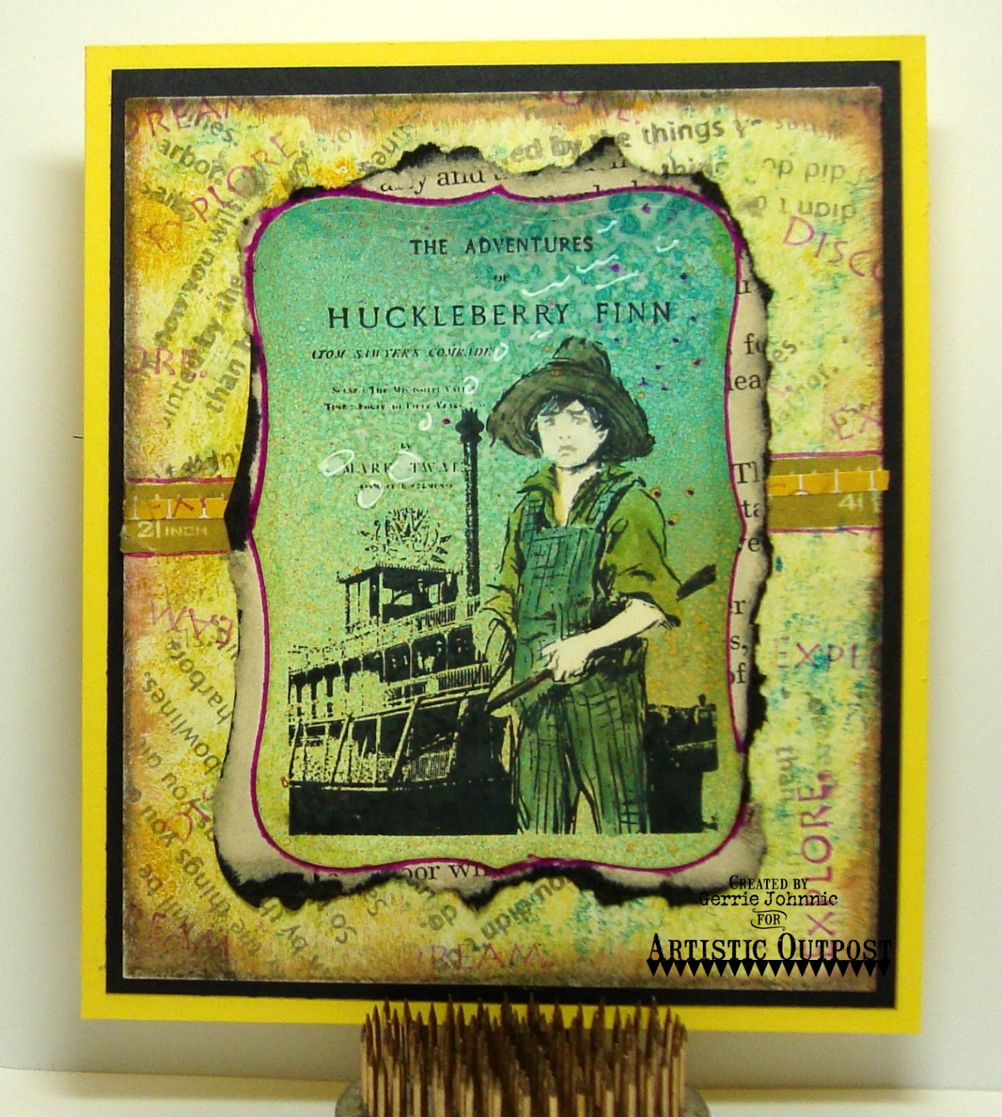 Stamps - Artistic Outpost Huck Finn
