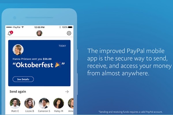 PayPal Luncurkan Pembaruan Untuk Aplikasi Seluler
