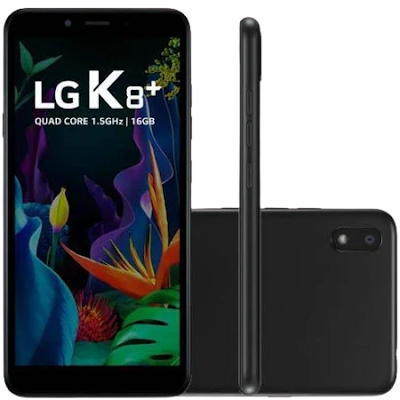 Smartphone LG K8+ 16GB Dual Chip Android Go Edition Tela 5.45" 4G Wi-Fi