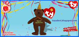 McDonalds Ty Beanie Babies 2009 toys - Celebration the Bear