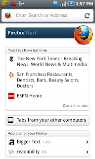 Firefox 6.0.2 apk, browser Terbaik Untuk Android