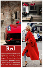 Color symbolism: RED