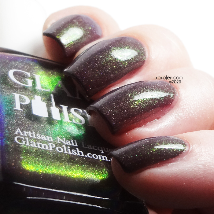 xoxoJen's swatch of Glam Polish Thing, You’re A Handful.