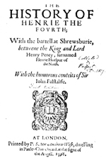 Henry V, Pt. I