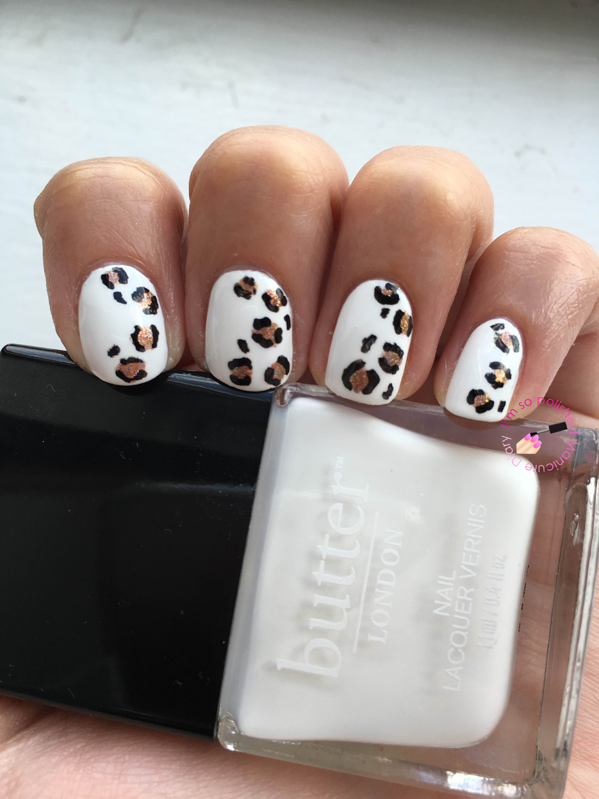 Leopard Print Nail water decals