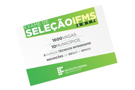 Exame de Seleção IFMS 2017