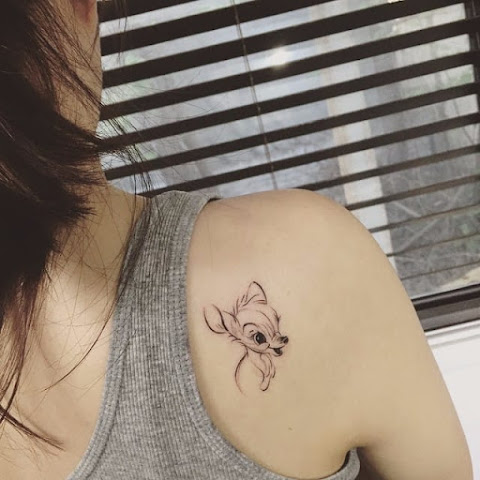 20 Lovely Bambi Tattoos For The Doe-Eyed Disney Darling