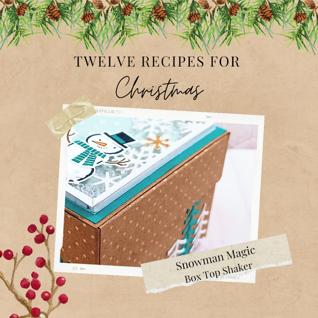 Twelve Recipes of Christmas - Snowman Magic Box Top Shaker (sneak peek) | Nature's INKspirations by Angie McKenzie