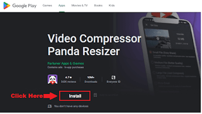 Panda Video Compressor app for PC