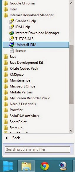 cara mudah menghapus idm
