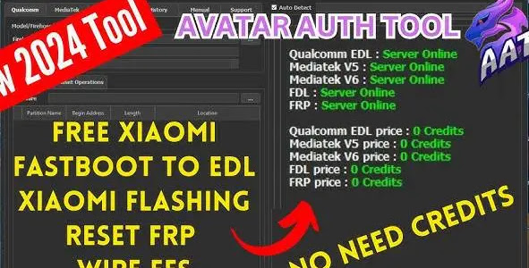 Avatar AUTH Tool MTK Edition (2024)