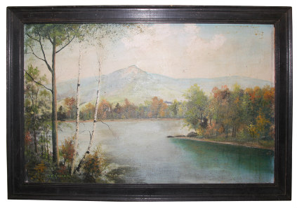 New Hampshire White Mountains oil painting