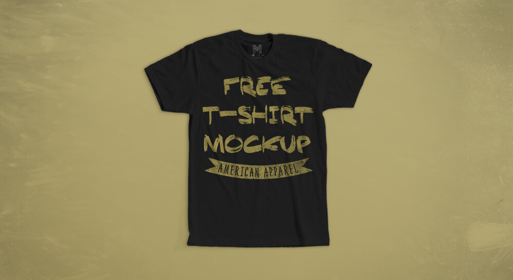Free T-Shirt Mockup American Apparel