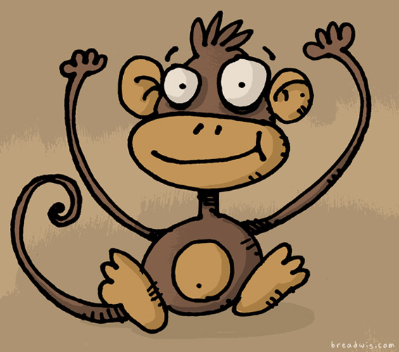 cartoon monkey