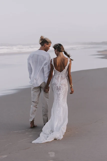 GOLD COAST WEDDINGS FINGAL HEAD BOHEMIAN BEACH WEDDING