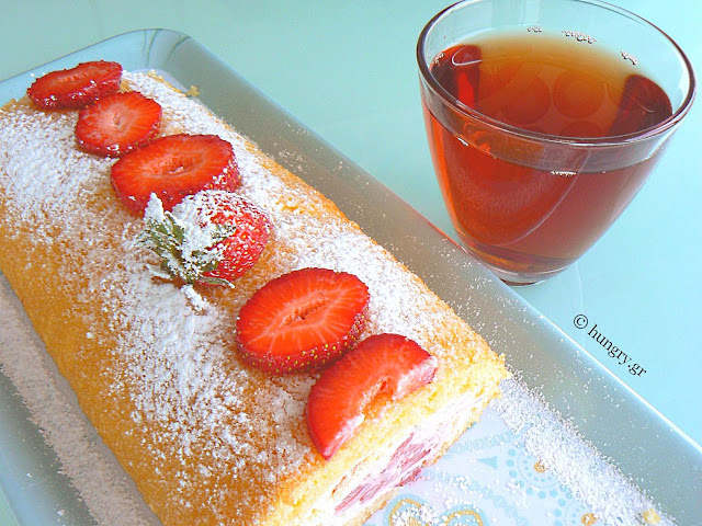 Strawberry Swiss Roll