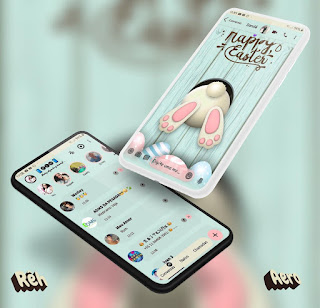 Happy Easter Theme For YOWhatsApp & Fouad WhatsApp By Reh