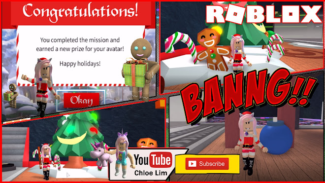 Roblox Super Bomb Survival Gameplay - Getting the Holiday Event item Gingerbread Man