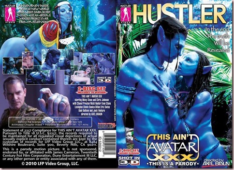 Carátula del DVD de This Ain't Avatar XXX