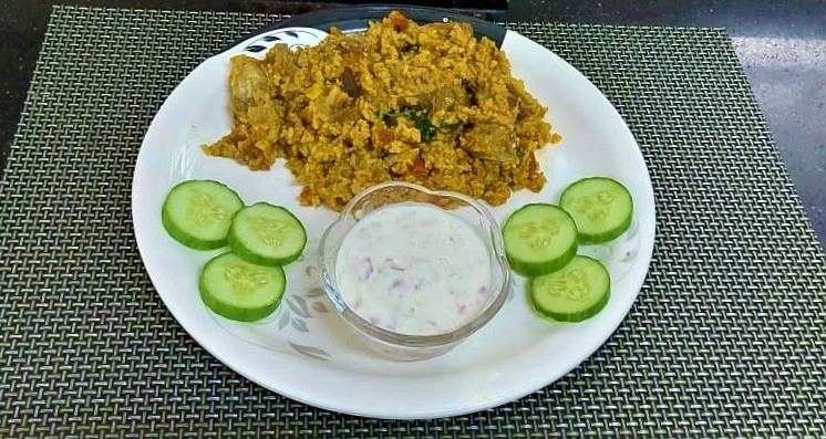 MUTTON BIRYANI Cooked In A Biryani Pot - Easy Mutton Biryani